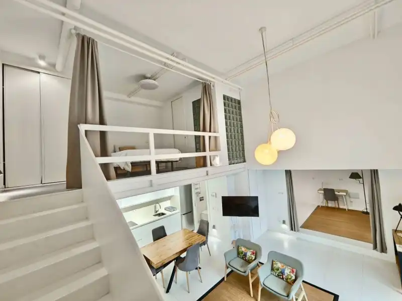 Wohnung zur Miete in Madrid mit Klimaanlage, Heizung und Privatgarten