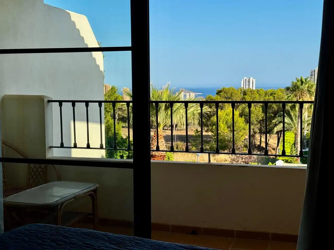 Balcony of Houses for sale in Finestrat  with Air Conditioner, Private garden and Swimming Pool