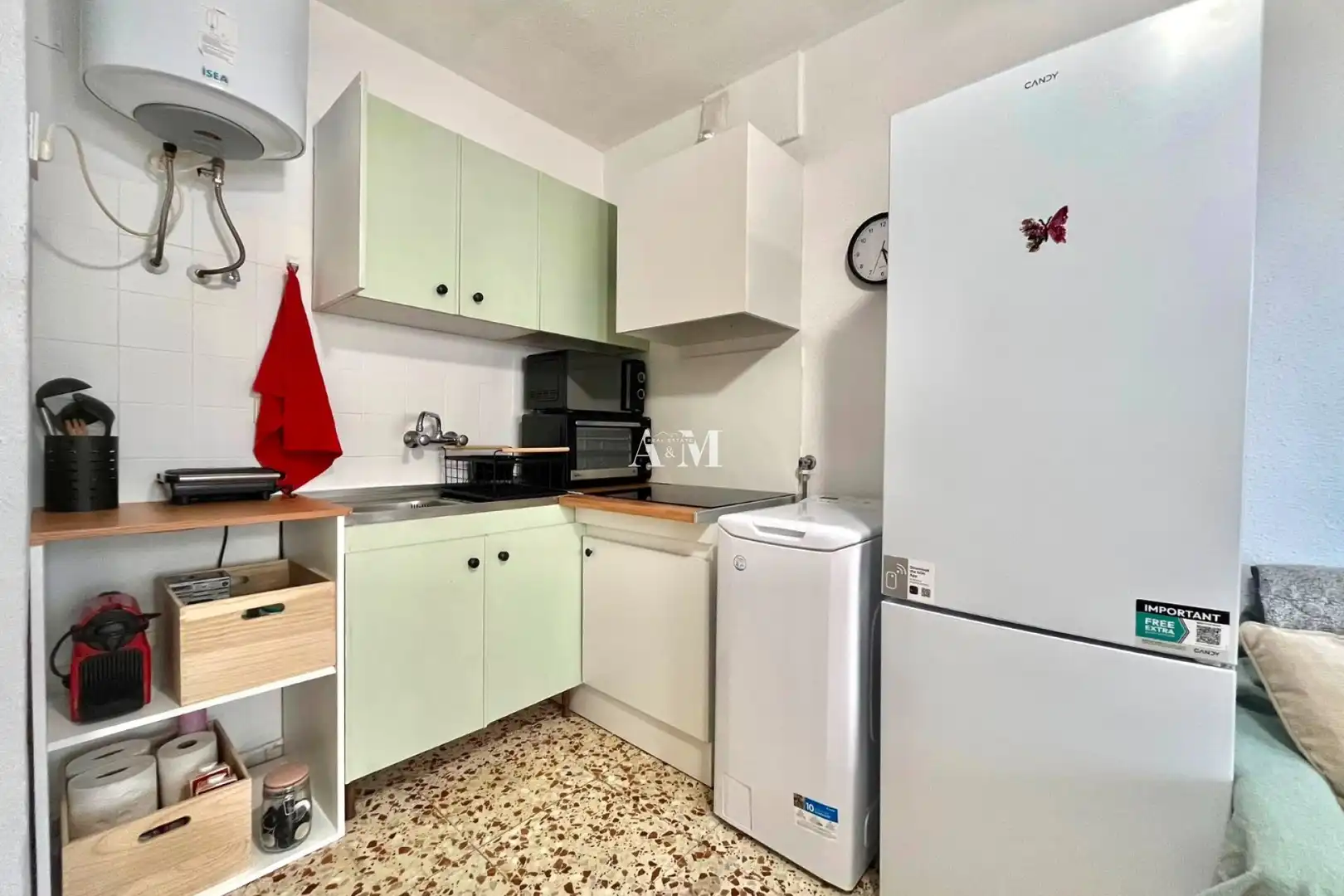 Kitchen of Flat for rent in Torrevieja  with Heating, Terrace and Furnished