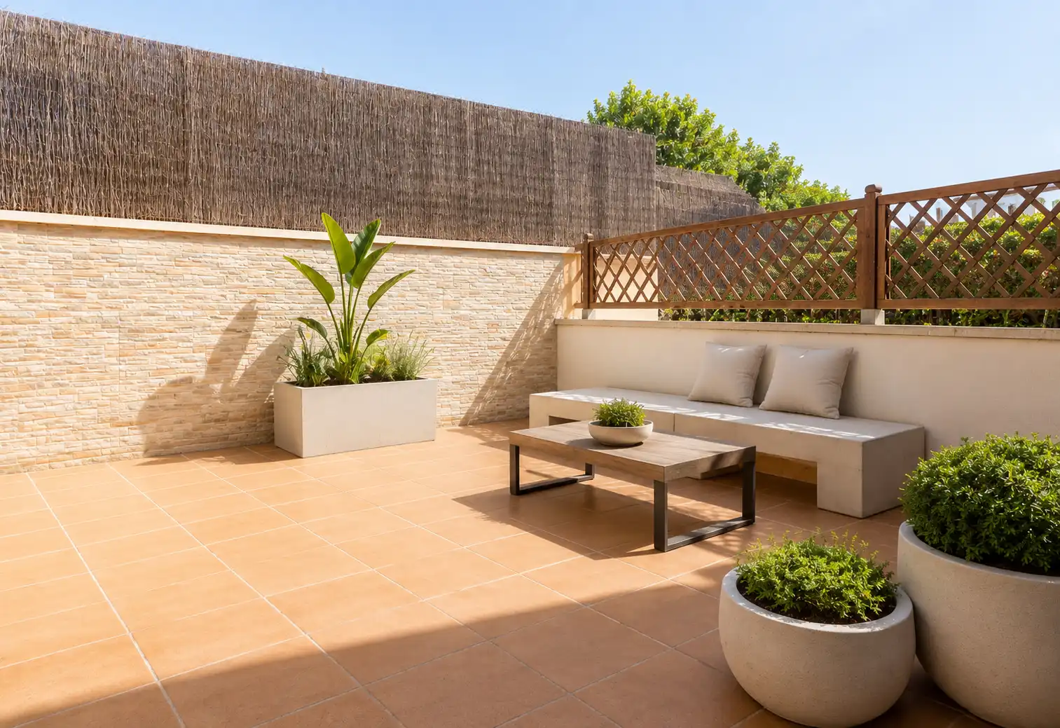 Terrassa de Casa adosada en venda en Cambrils amb Aire condicionat, Calefacció i Jardí privat