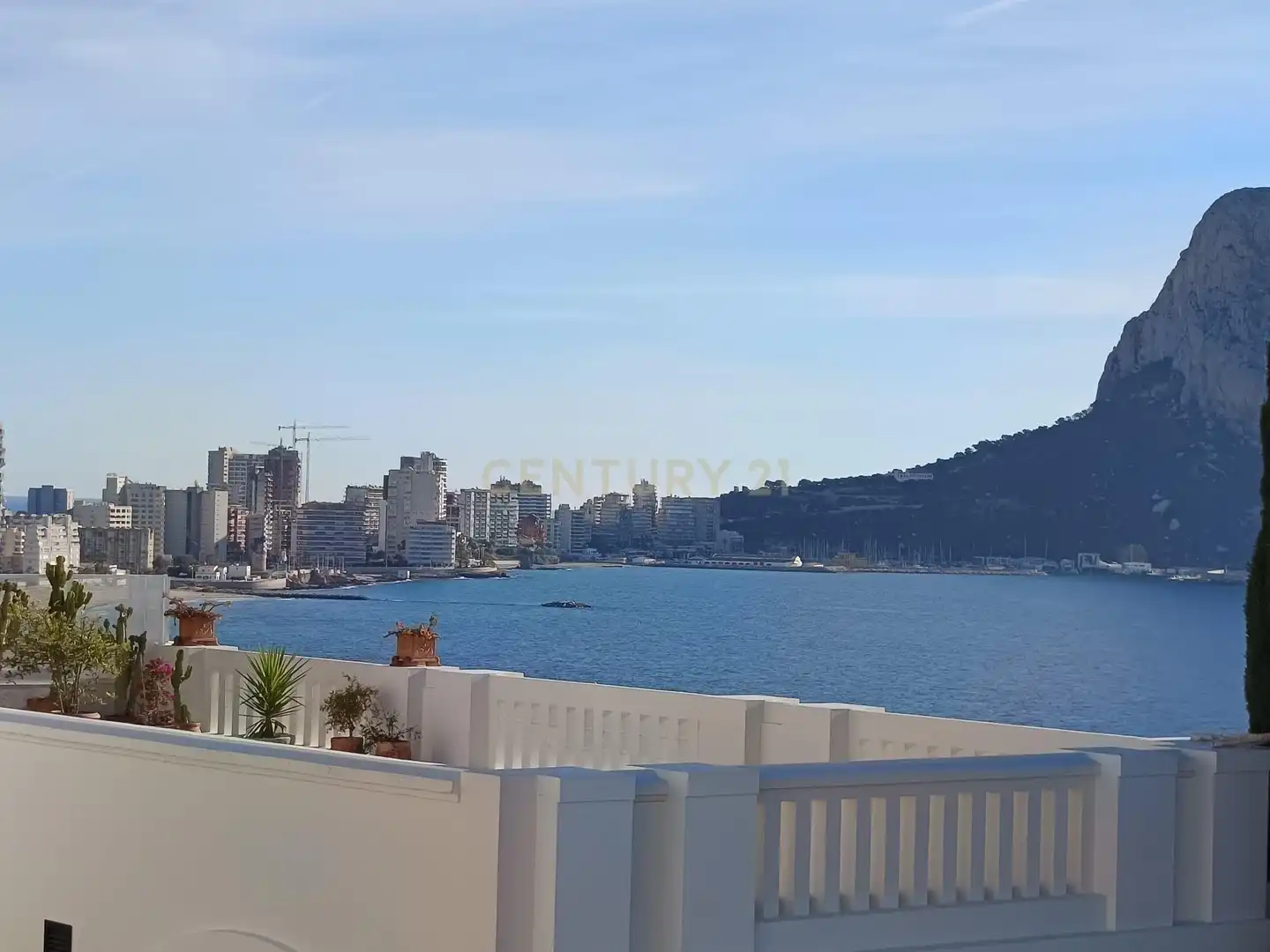 Terrasse von Maisonette zum Verkauf in Calpe / Calp mit Klimaanlage, Waschmaschine und Balkon