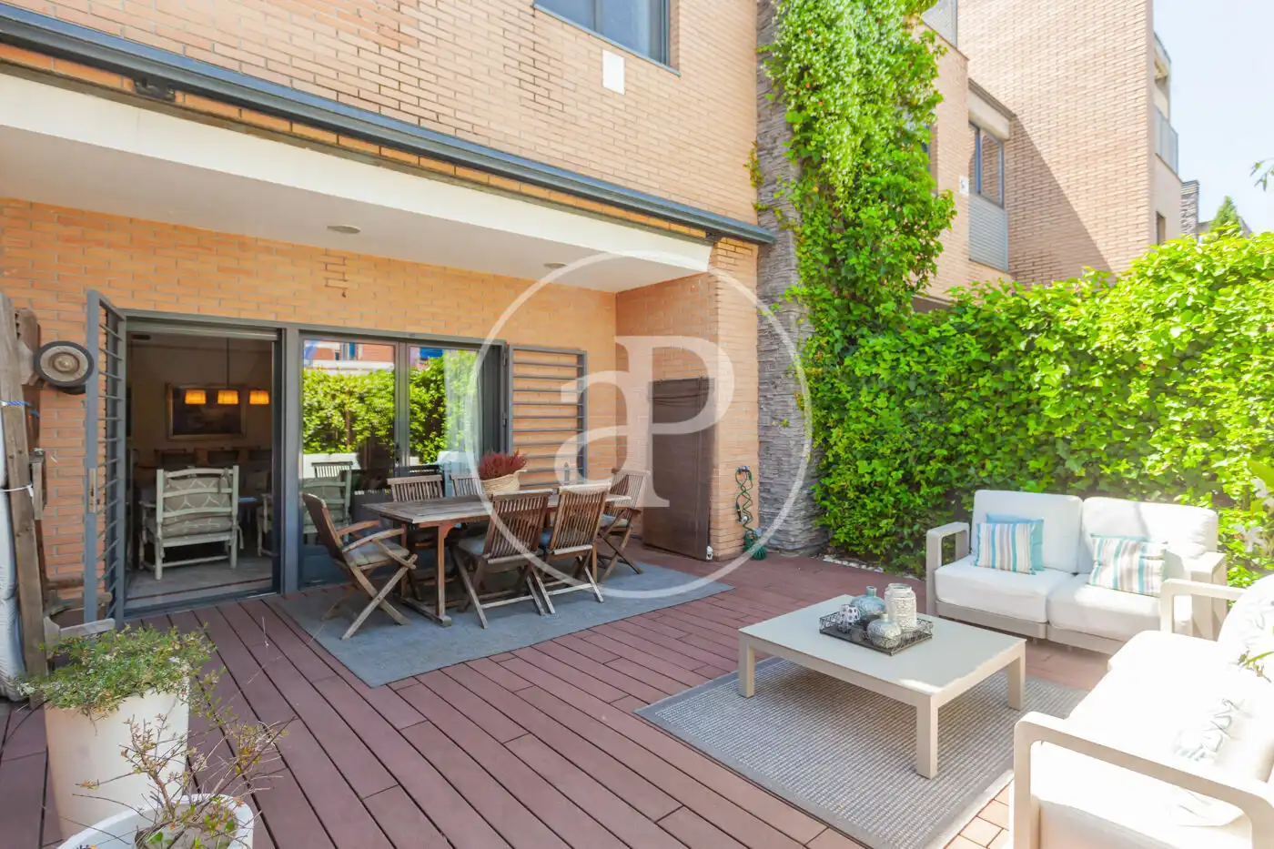 Terrace of Detached homes for sale in Madrid  with Air Conditioner, Heating and Private garden
