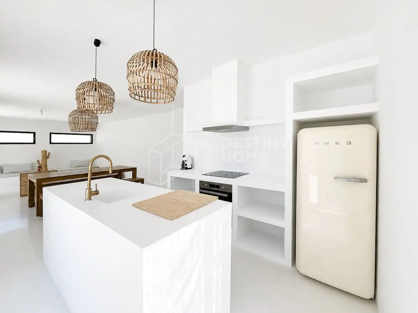 Cocina de Casa o chalet en venta en La Oliva con Jardín privado, Terraza y Piscina