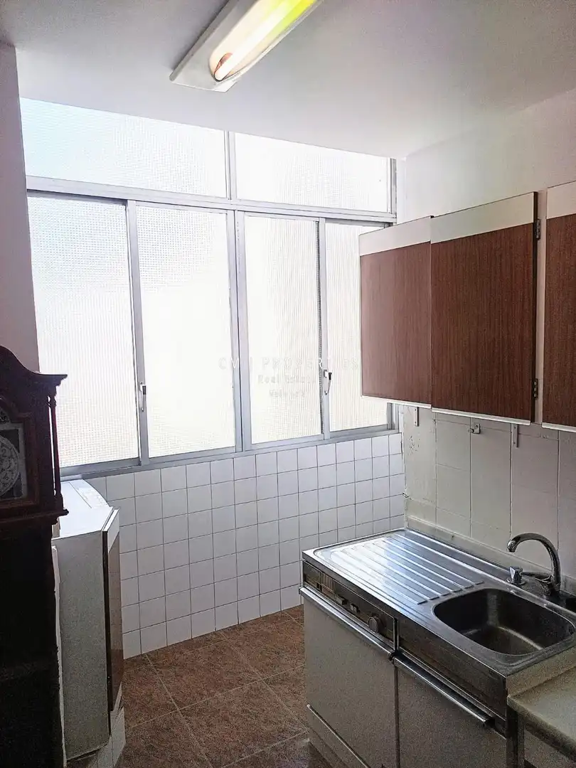 Kitchen of Flat for rent in Valencia  with Air Conditioner, Heating and Terrace