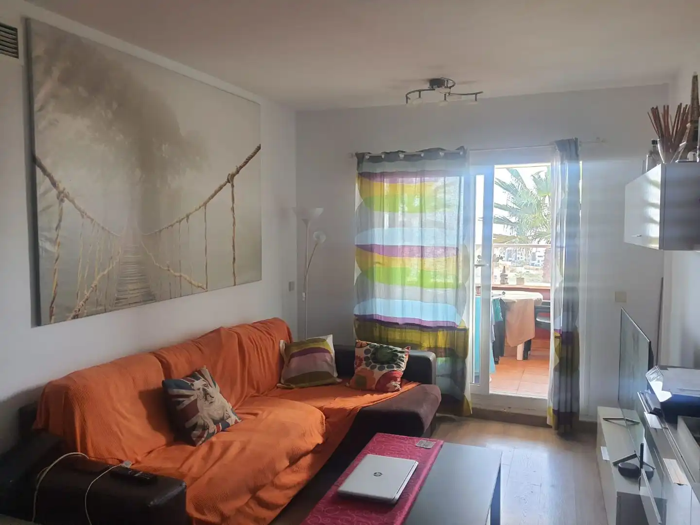 Living room of Flat for share in Santangelo
