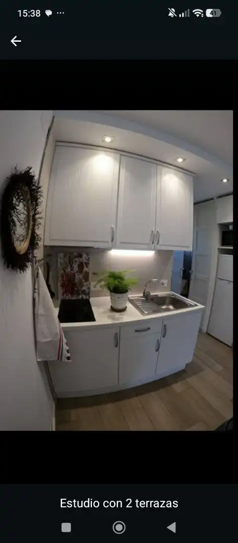Kitchen of Study for rent in Estepona  with Air Conditioner, Heating and Private garden