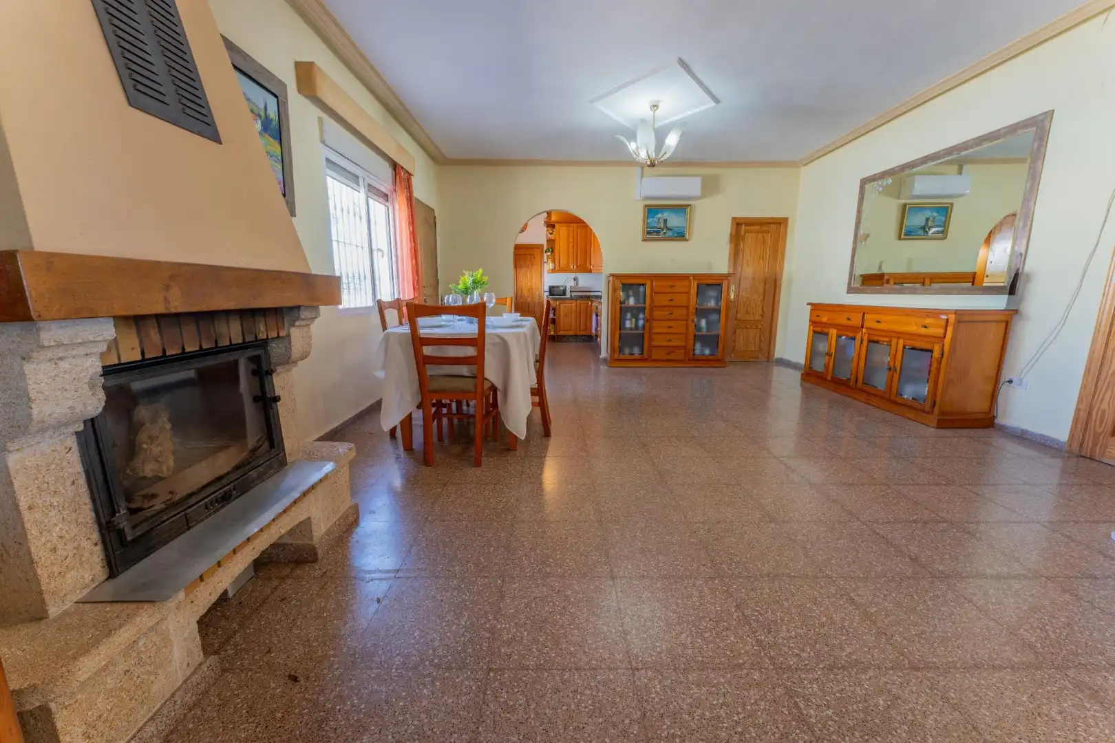 Sala de estar de Casa o chalet en venta en Elche / Elx con Aire acondicionado, Terraza y Piscina