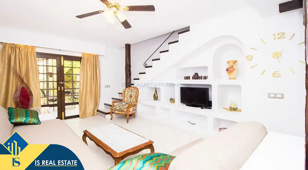 Sala d'estar de Apartament de lloguer en Torrevieja amb Aire condicionat, Calefacció i Terrassa