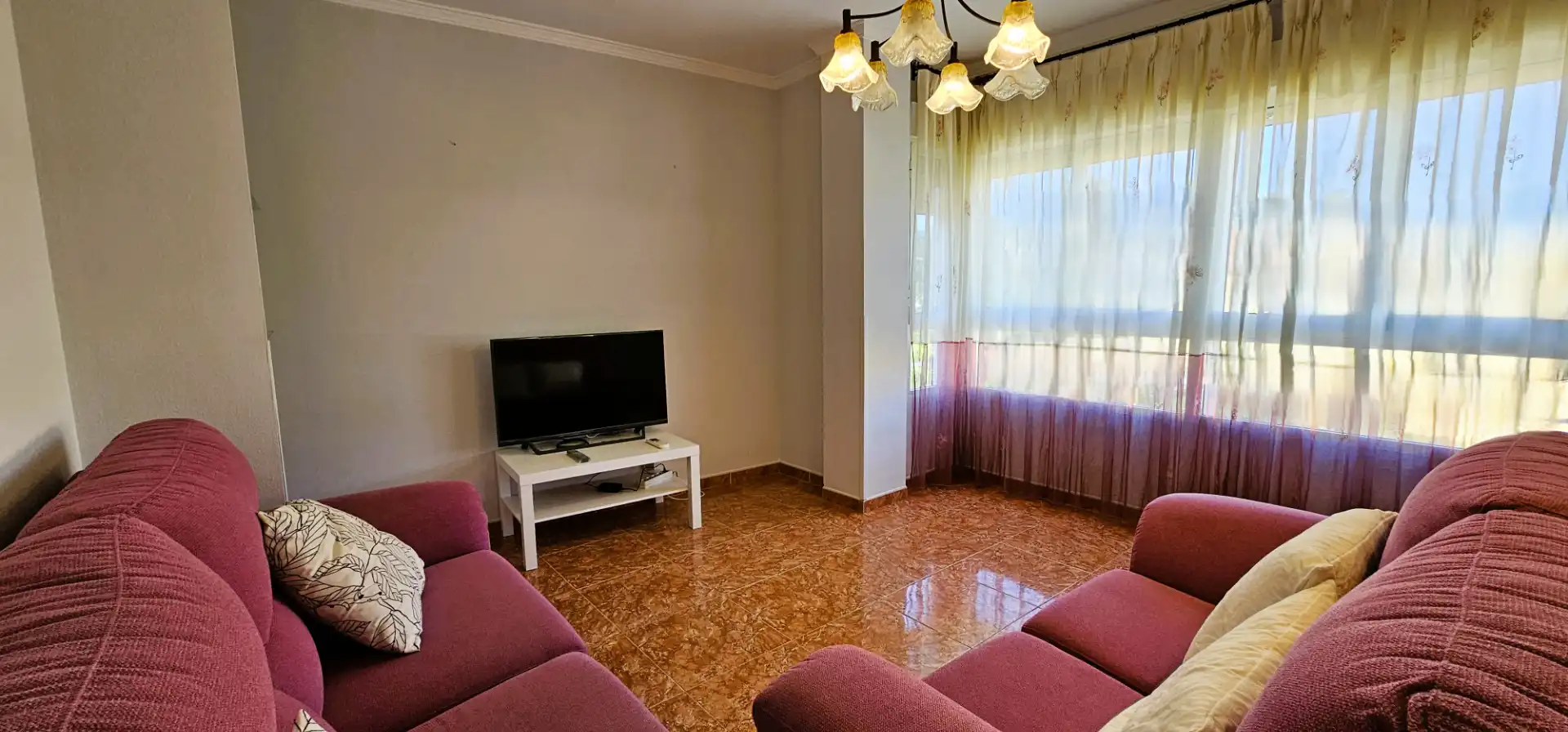 Sala de estar de Piso en venta en Totana con Aire acondicionado, Amueblado y Horno