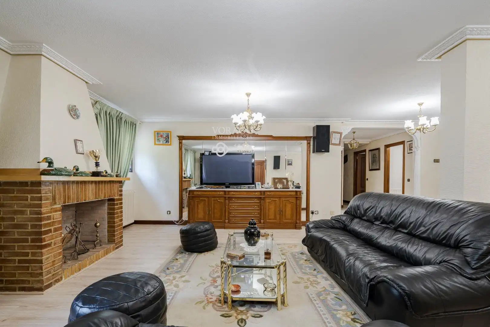 Sala de estar de Casa o chalet en venta en Villalbilla con Aire acondicionado, Jardín privado y Terraza