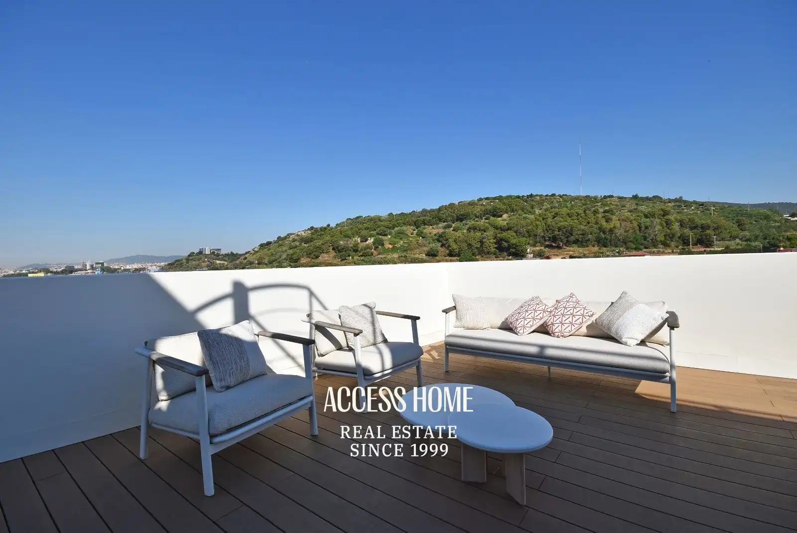 Terrasse von Dachboden zum Verkauf in Montgat mit Klimaanlage, Heizung und Terrasse