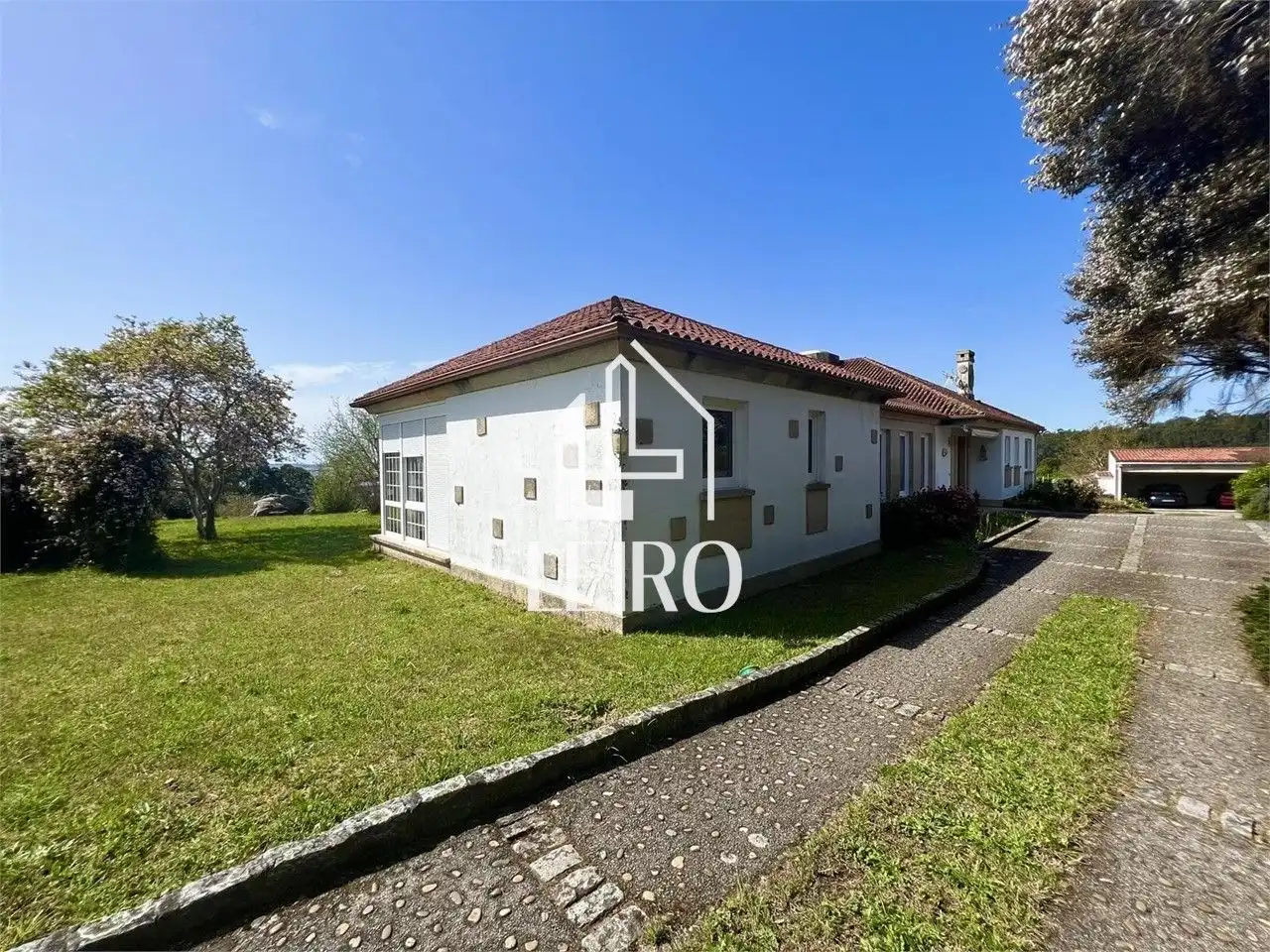 Vista exterior de Casa o chalet en venta en Vilagarcía de Arousa con Jardín privado y Terraza