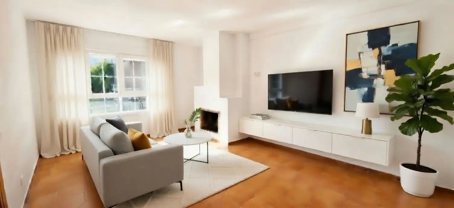 Sala de estar de Casa o chalet en venta en Collado Villalba con Calefacción, Jardín privado y Trastero