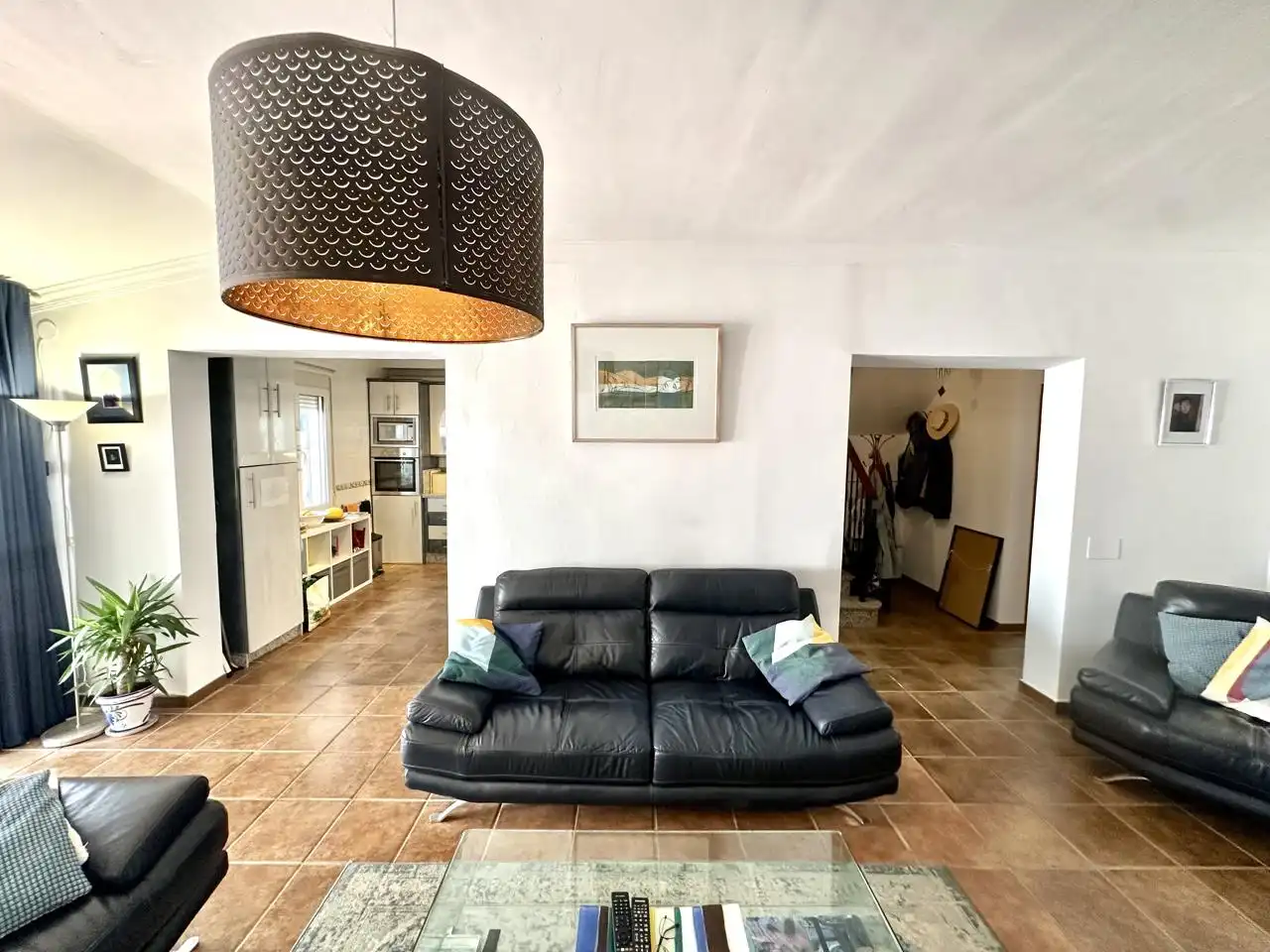 Sala de estar de Casa adosada en venta en Humilladero con Aire acondicionado, Terraza y Trastero