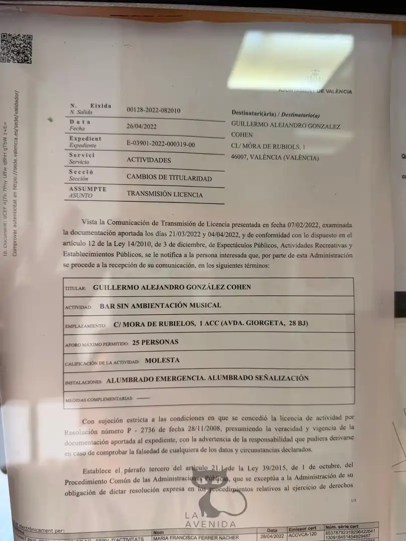 Local de alquiler en Valencia con Aire acondicionado y Amueblado
