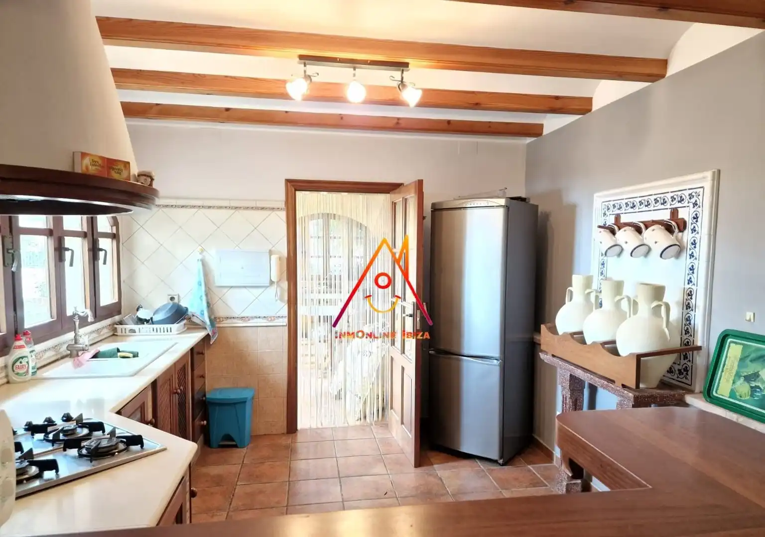Cocina de Casa o chalet de alquiler en Tàrbena con Jardín privado, Terraza y Amueblado
