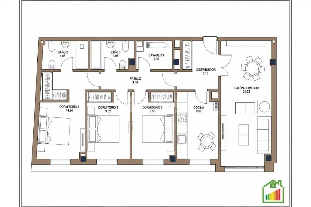 Wohnung zum Verkauf in Alovera mit Klimaanlage und Gemeinschaftspool