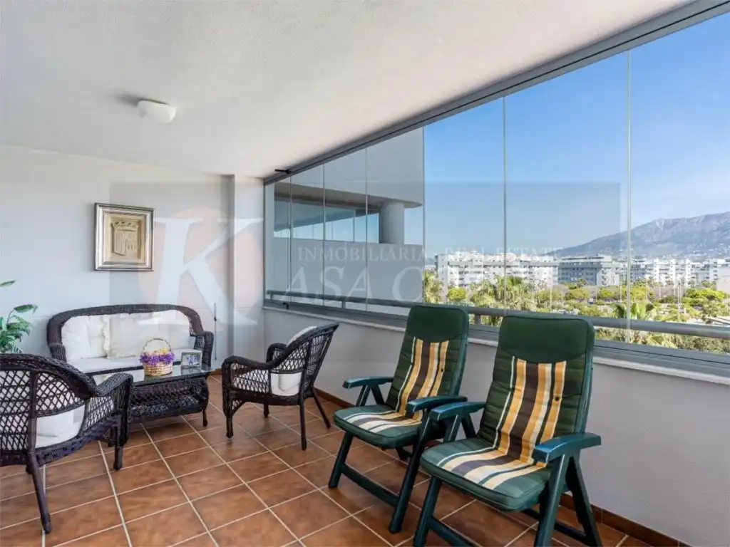 Exterior view of Flat for sale in Fuengirola  with Air Conditioner, Private garden and Terrace