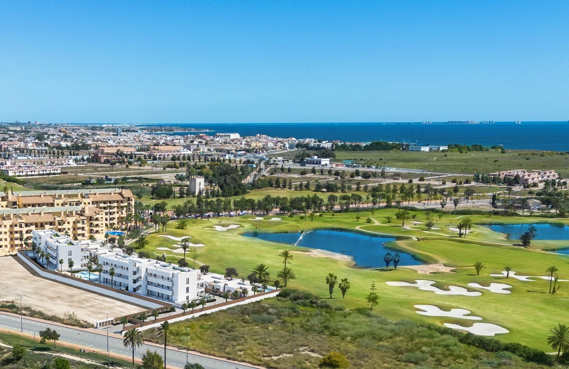 Vista exterior de Àtic en venda en Los Alcázares amb Jardí privat, Terrassa i Balcó