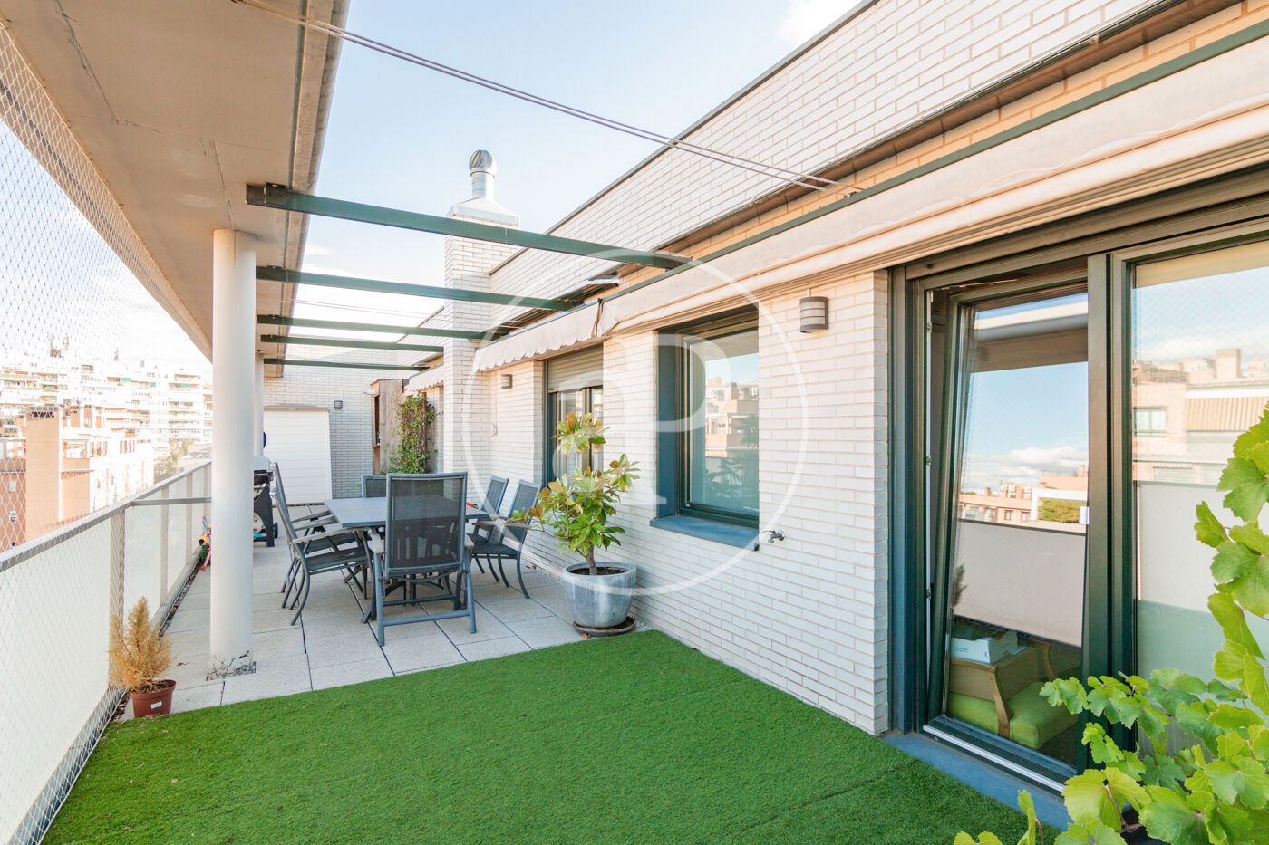 Terrace of Attic for sale in  Madrid Capital  with Air Conditioner, Heating and Private garden