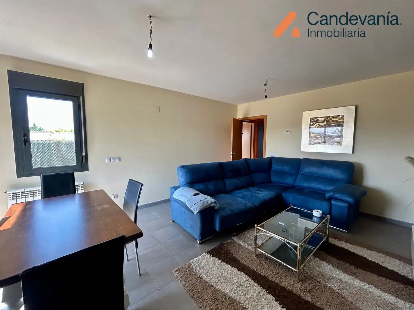 Sala d'estar de Casa adosada en venda en San Mateo de Gállego amb Aire condicionat, Calefacció i Jardí privat