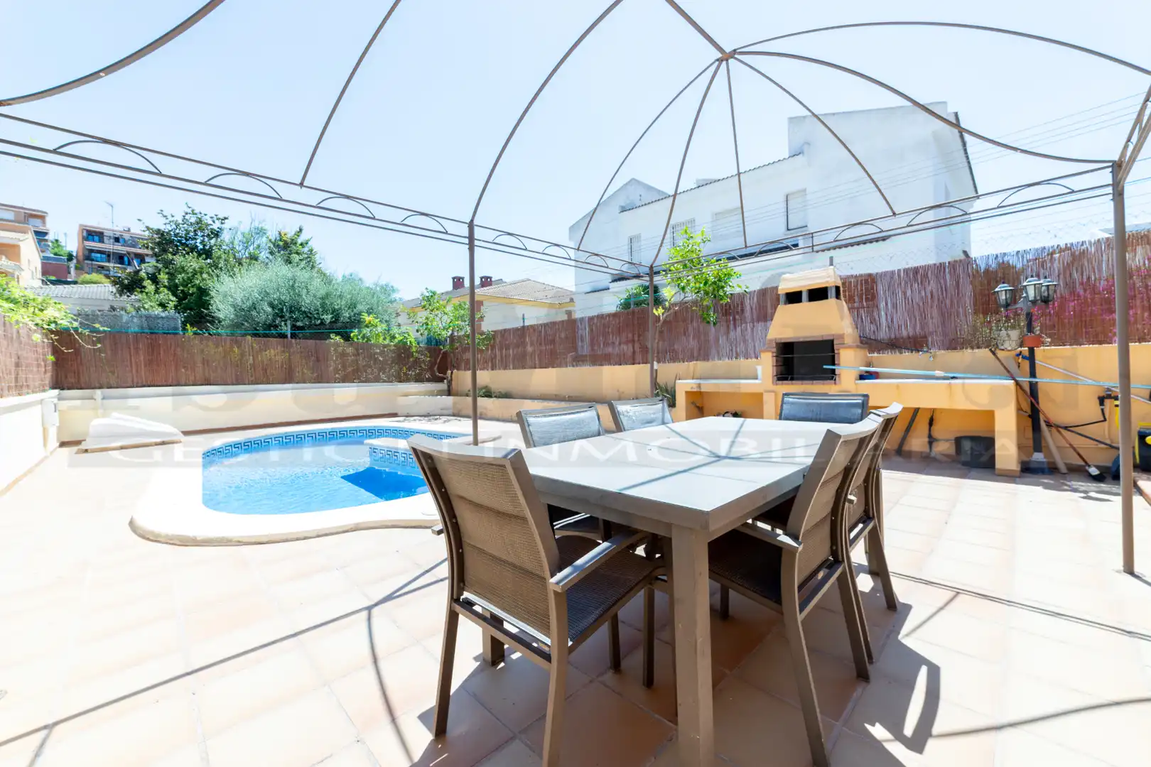 Terraza de Casa adosada en venta en Calafell con Aire acondicionado, Calefacción y Jardín privado