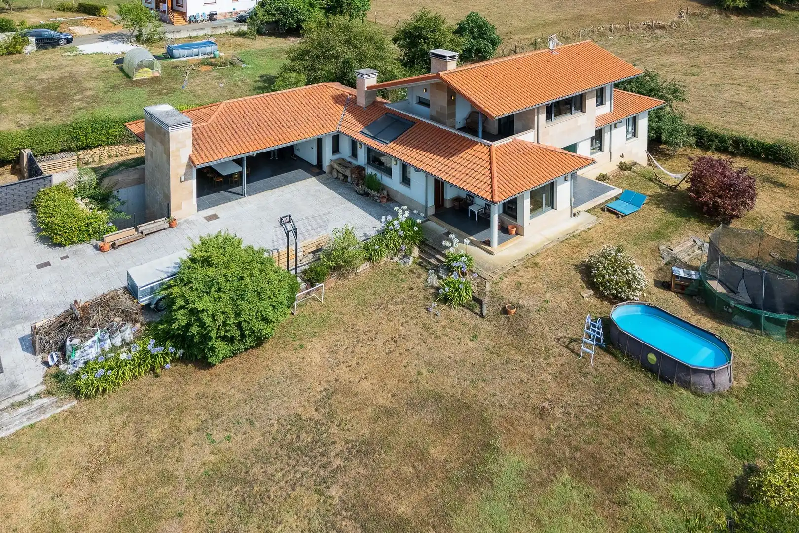 Vista exterior de Casa o chalet en venta en Llanera con Calefacción, Jardín privado y Terraza