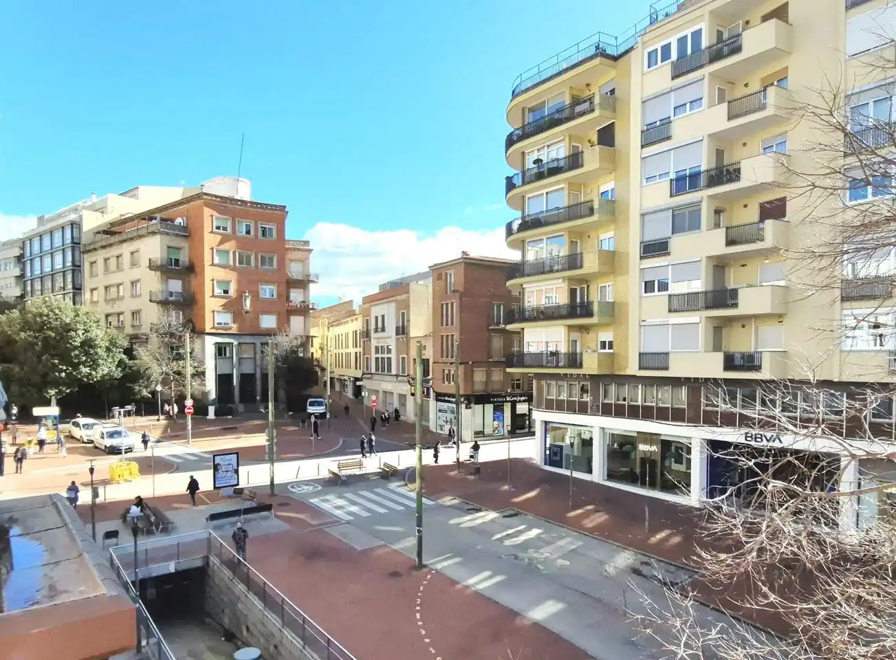 Exterior view of Houses for sale in Terrassa  with Parquet flooring, Terrace and Balcony