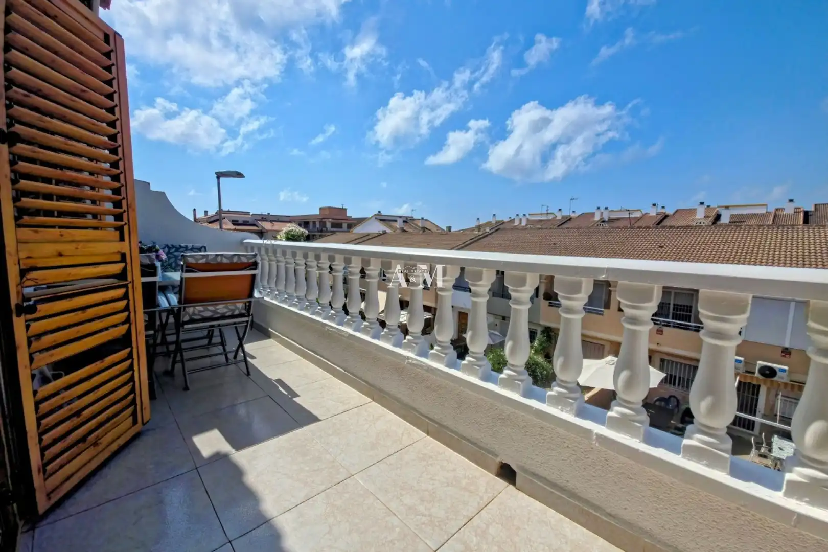 Terrace of Flat for rent in Pilar de la Horadada  with Air Conditioner, Heating and Terrace