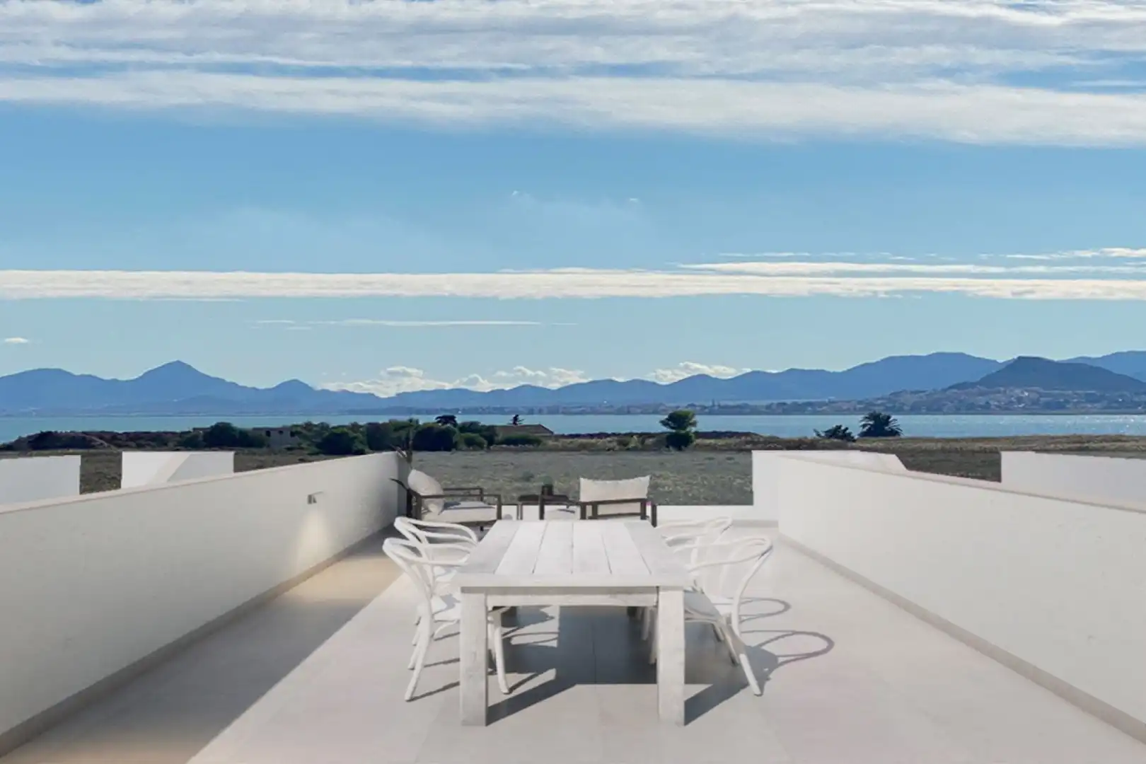 Terrassa de Casa o xalet en venda en Los Alcázares amb Aire condicionat, Jardí privat i Terrassa