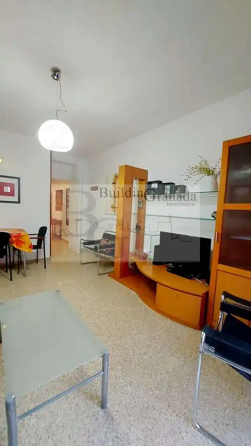 Wohnzimmer von Wohnung zur Miete in Granada mit Terrasse und Möbliert