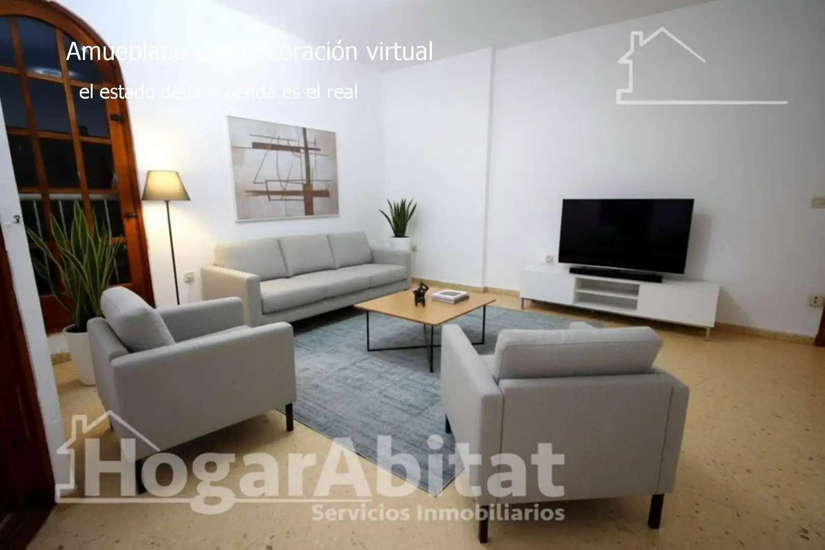 Sala d'estar de Pis en venda en Alboraya amb Aire condicionat, Calefacció i Terrassa