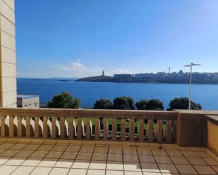 Exterior view of Flat to rent in A Coruña Capital   with Heating, Terrace and Storage room