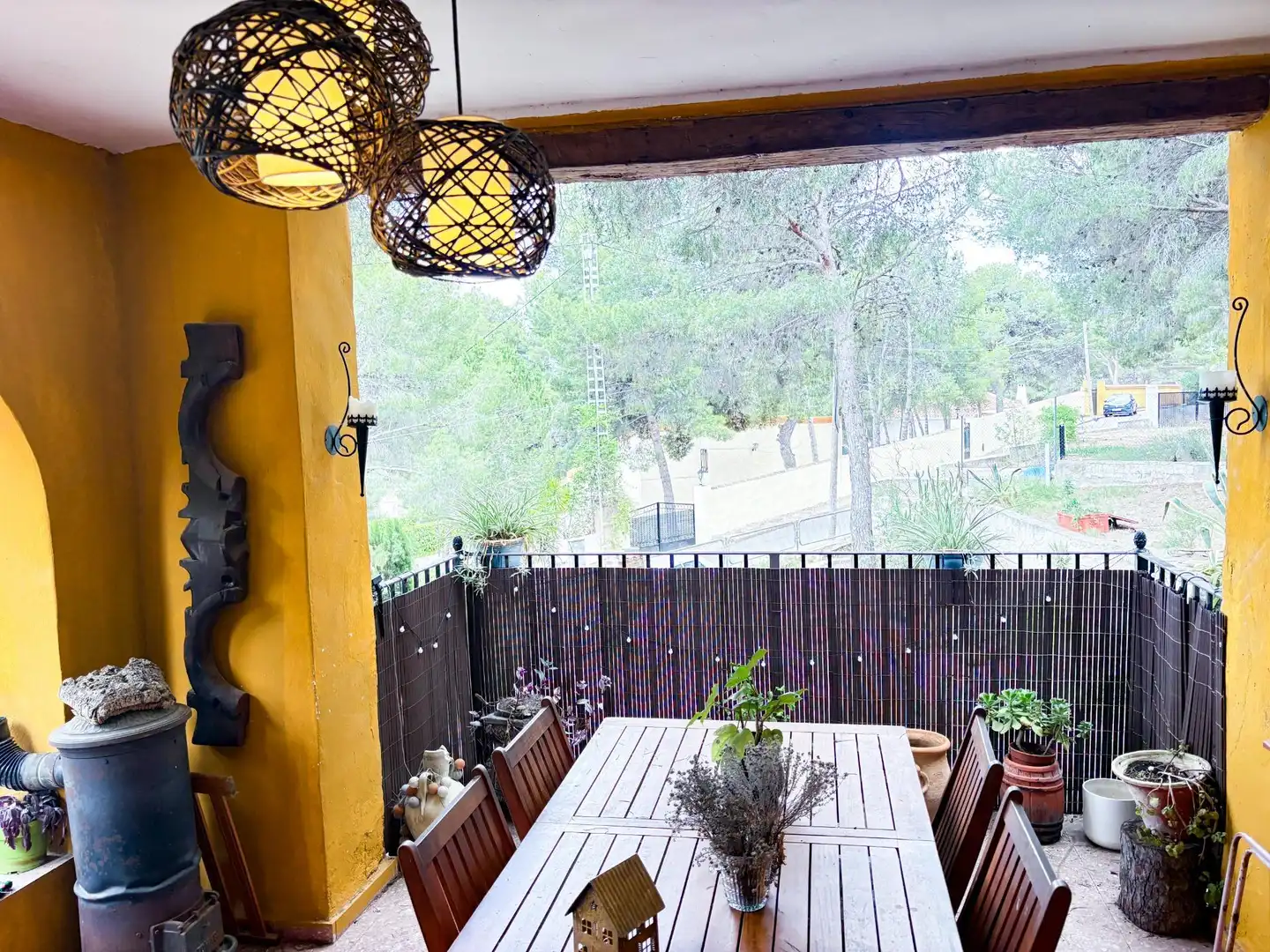 Terraza de Casa o chalet en venta en Tibi con Aire acondicionado, Calefacción y Jardín privado