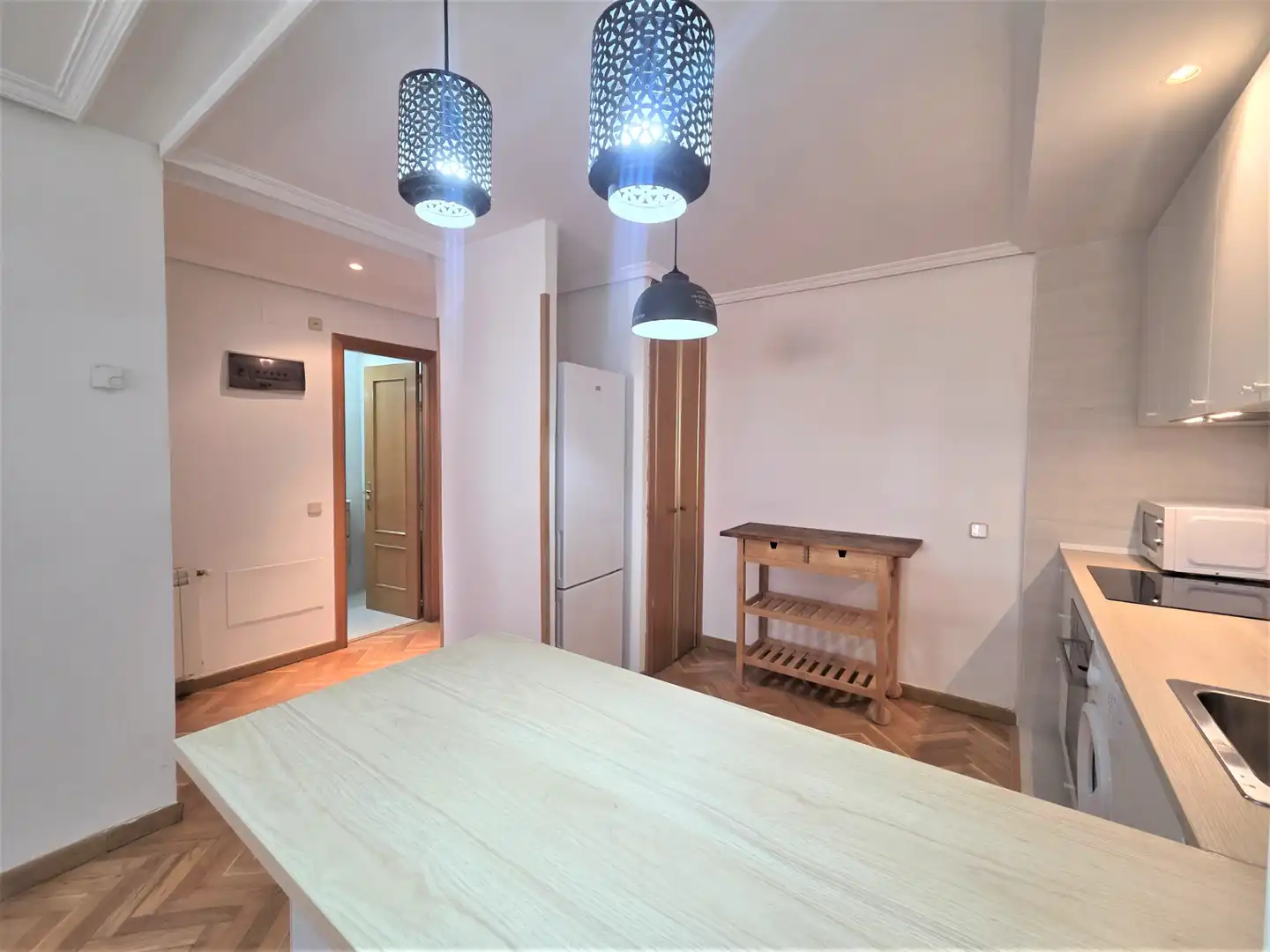 Cocina de Apartamento de alquiler en Villanueva del Pardillo con Calefacción, Parquet y Horno