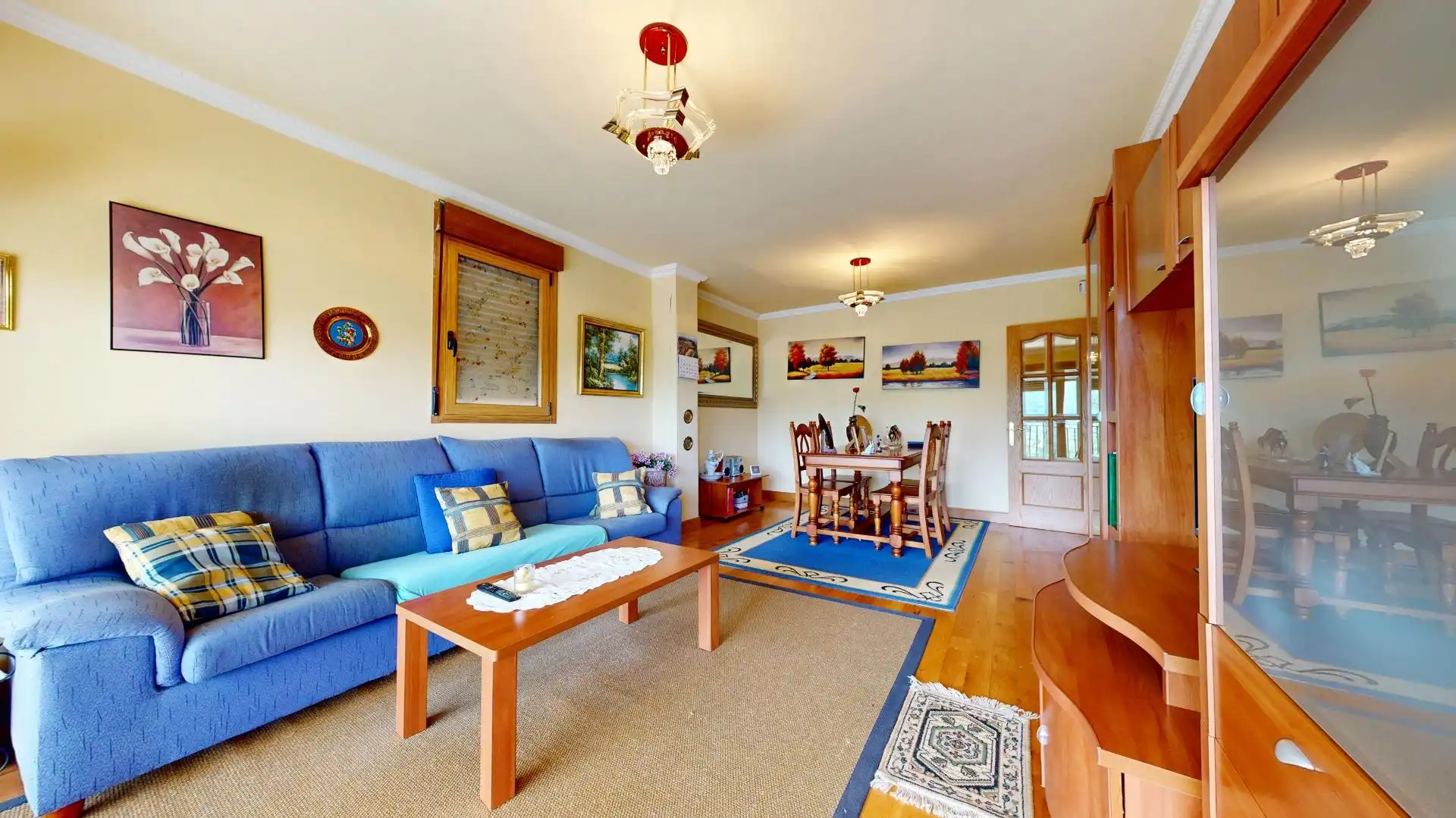 Wohnzimmer von Haus oder Chalet zum Verkauf in Valle de Mena mit Heizung, Privatgarten und Terrasse