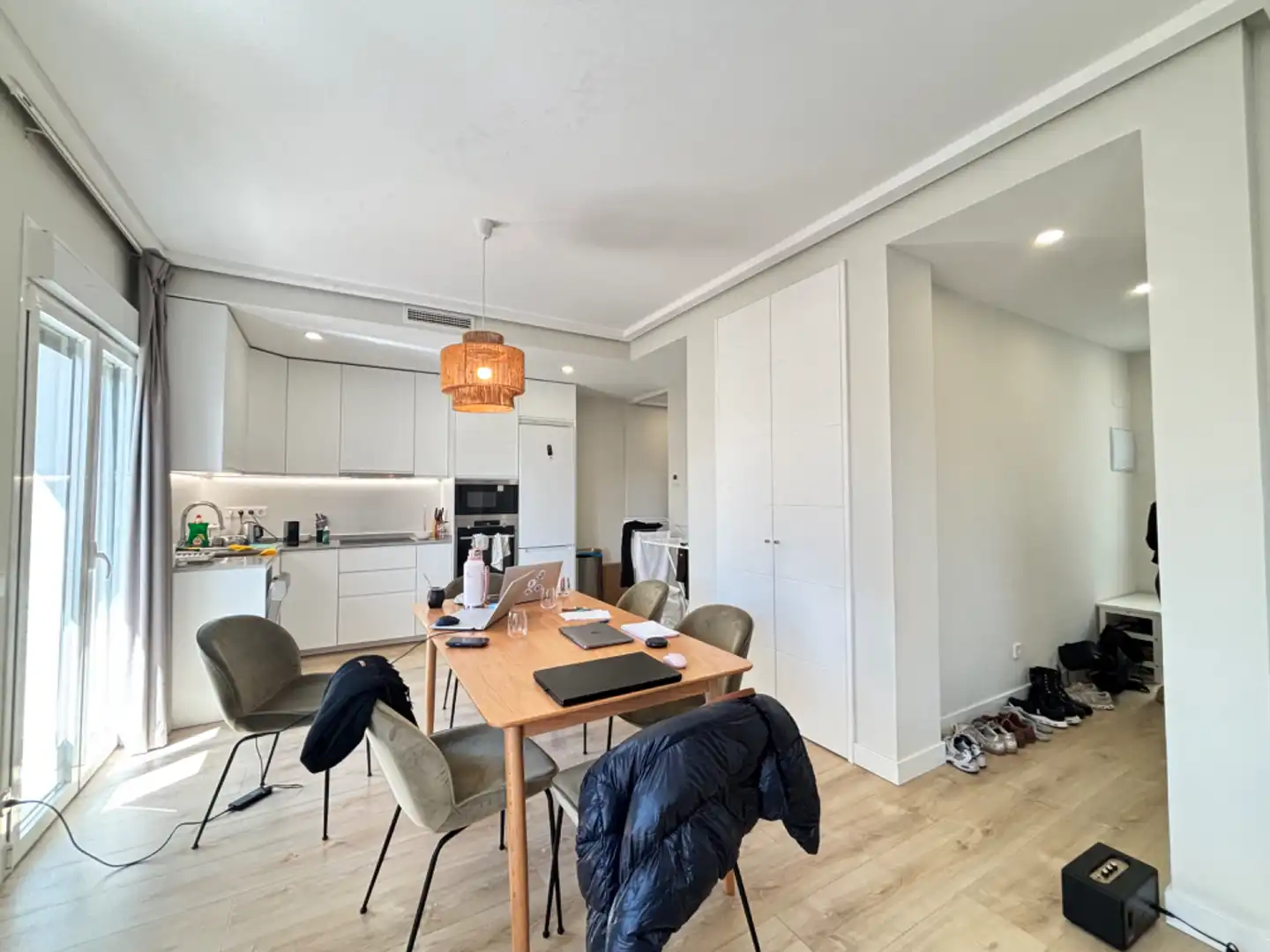 Küche von Wohnung zur Miete in Madrid mit Klimaanlage, Heizung und Möbliert