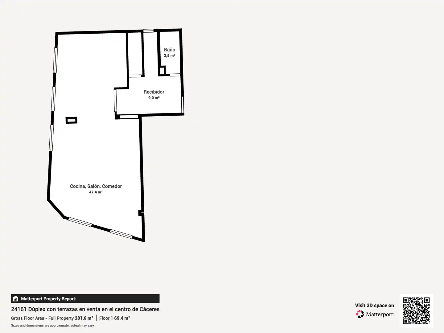 Dúplex en venta en Cáceres con Trastero