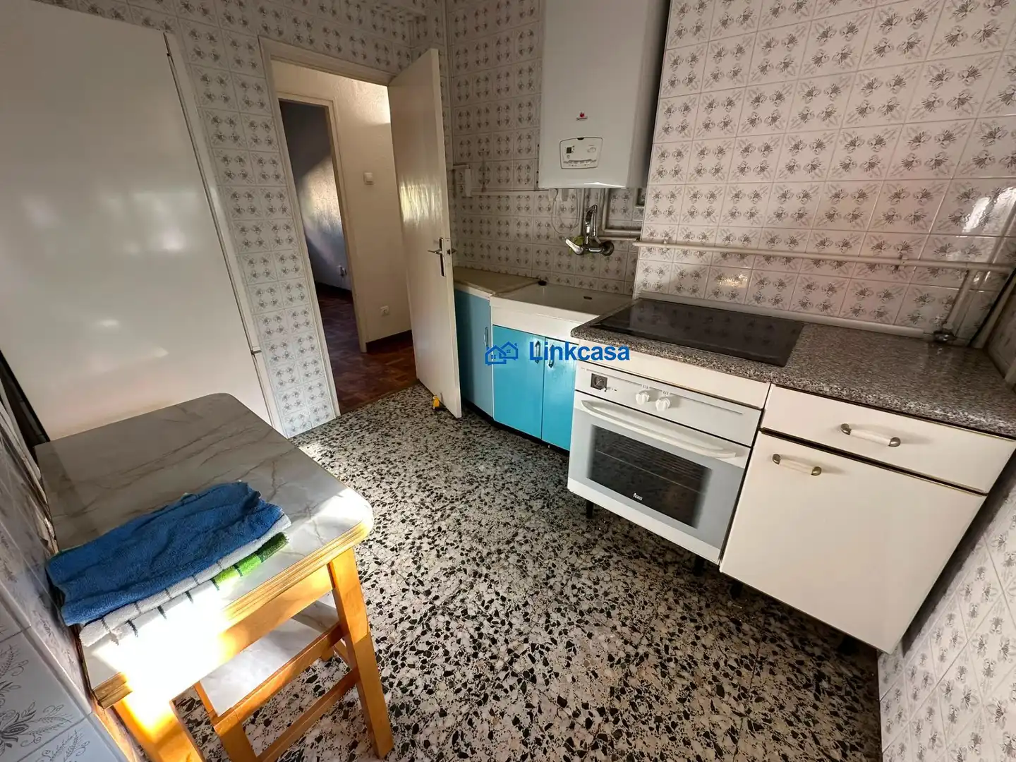 Cocina de Piso en venta en Madrid con Calefacción, Parquet y Terraza