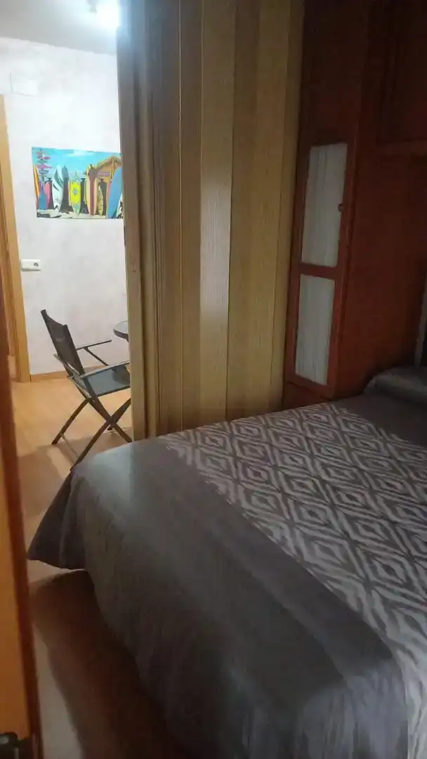 Bedroom of Apartments for rent in Puértolas  with Parquet flooring, Furnished and Oven