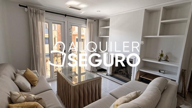 Living room of Flat to rent in San Juan de Aznalfarache  with Air Conditioner, Swimming Pool and Furnished
