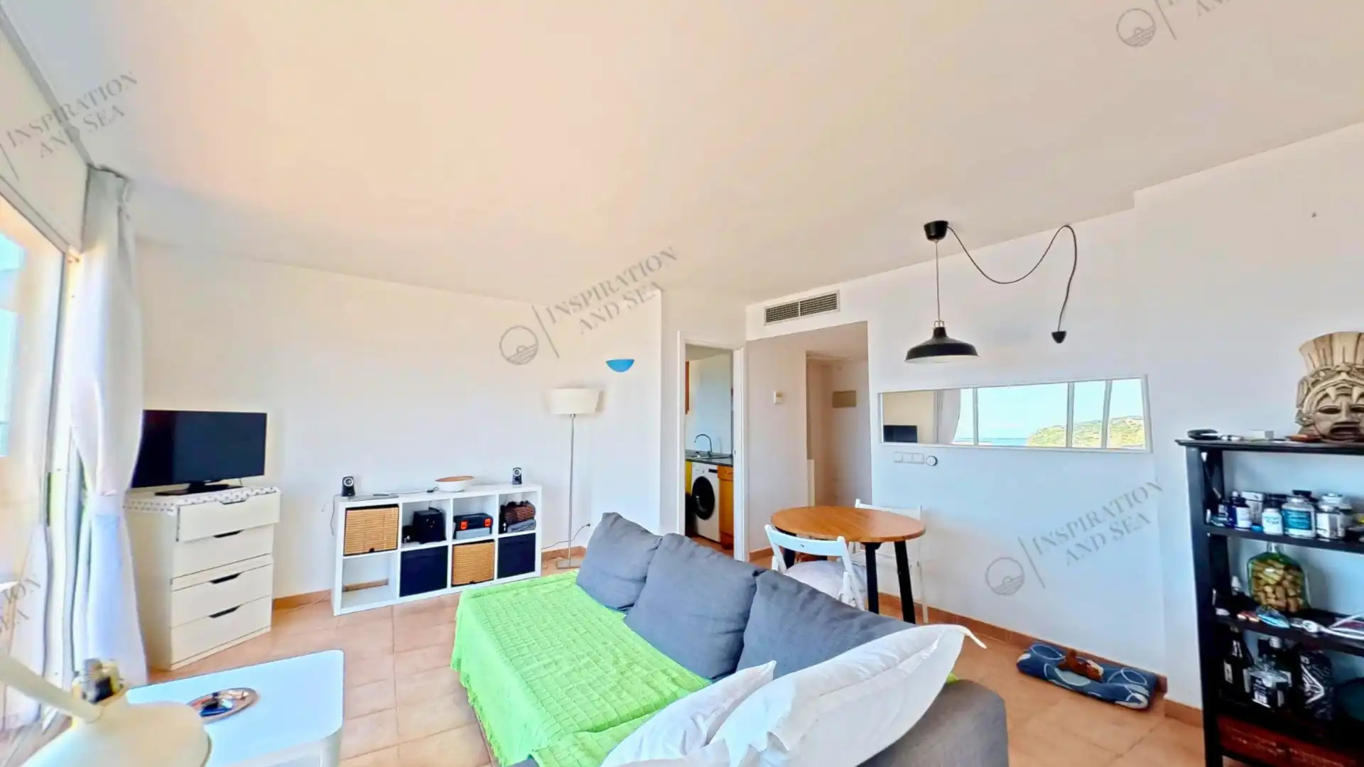 Living room of Flat for sale in Santa Eulària des Riu  with Air Conditioner and Terrace