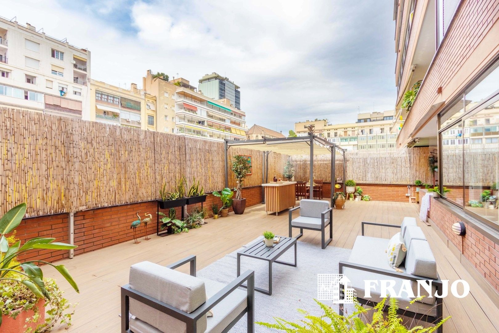 Terrace of Flat for sale in  Barcelona Capital  with Air Conditioner, Heating and Terrace