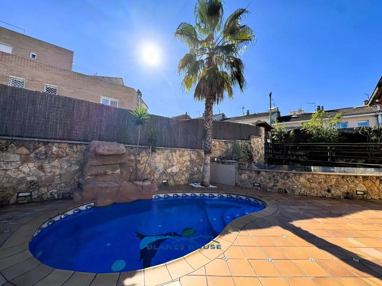 Piscina de Casa o xalet en venda en Blanes amb Aire condicionat, Calefacció i Jardí privat