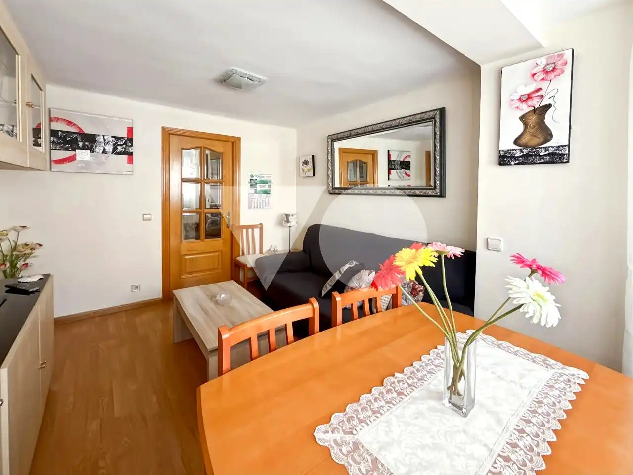Wohnzimmer von Wohnung zum Verkauf in Madrid mit Klimaanlage und Heizung