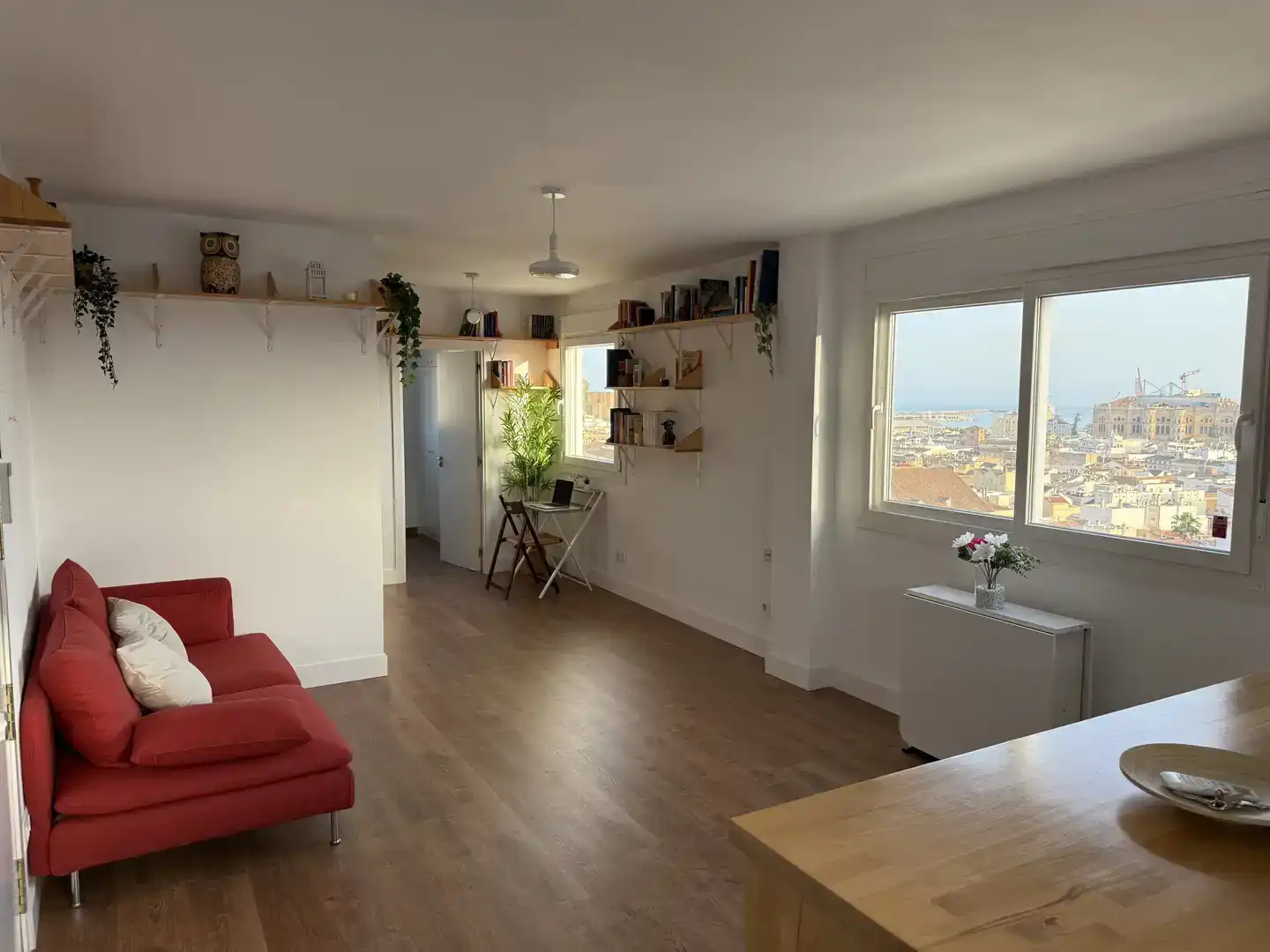 Sala d'estar de Àtic en venda en Málaga Capital amb Aire condicionat