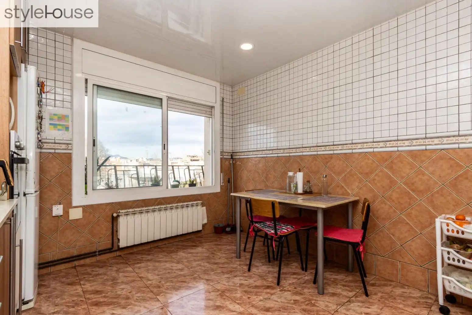 Kitchen of Houses for sale in Terrassa  with Parquet flooring, Terrace and Storage room
