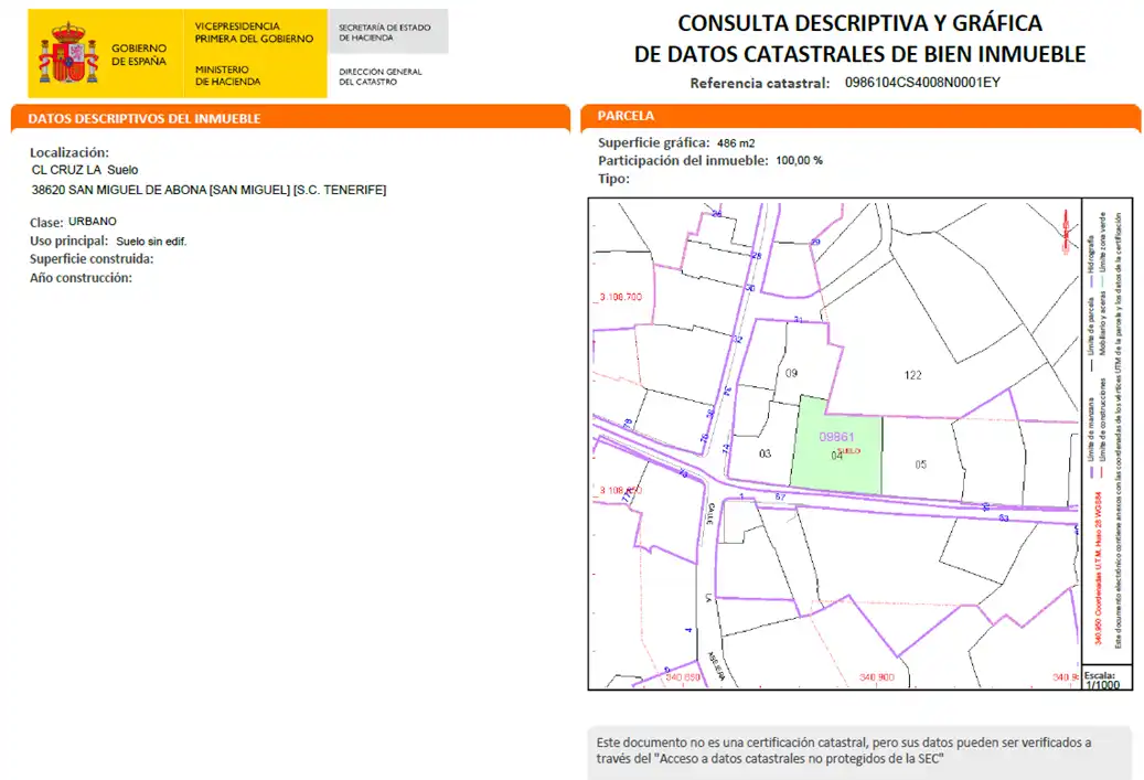 Residential for rent in San Miguel de Abona