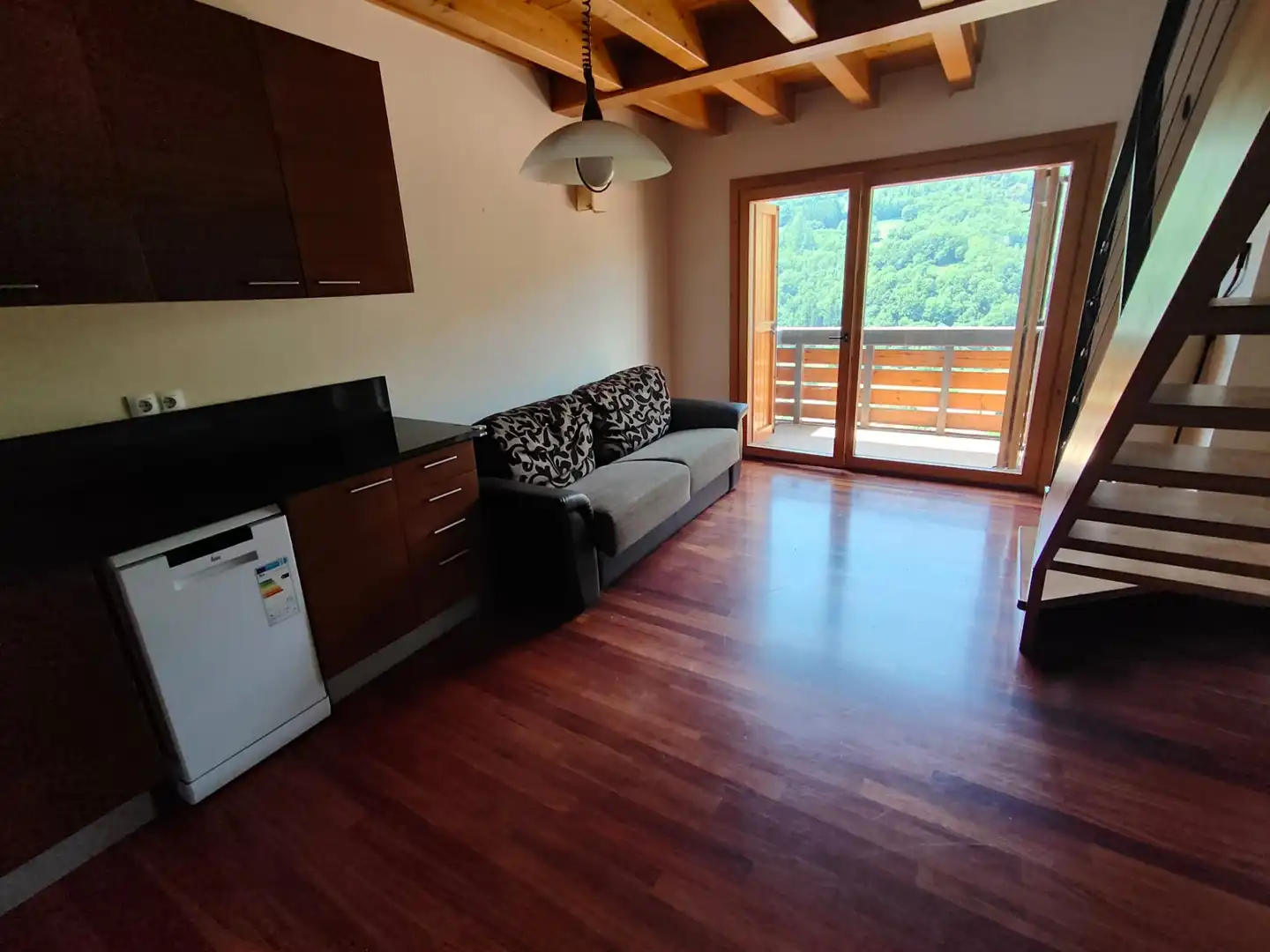 Sala d'estar de Dúplex en venda en Vilallonga de Ter amb Calefacció, Parquet i Terrassa
