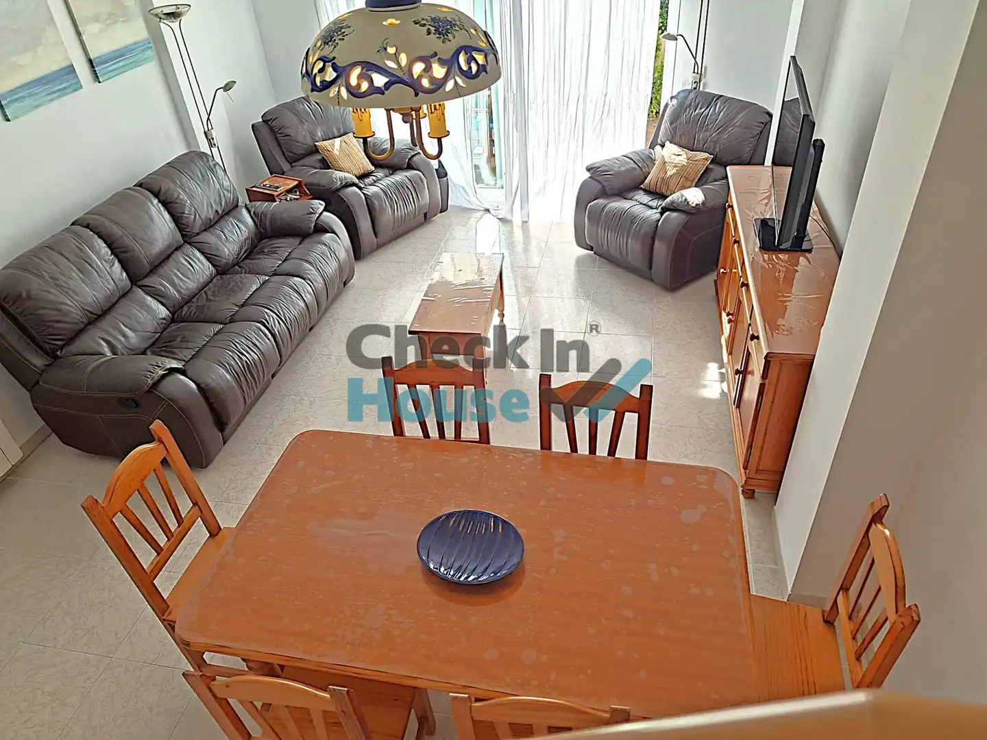 Living room of Detached homes for rent in Sant Feliu de Guíxols  with Heating, Private garden and Furnished